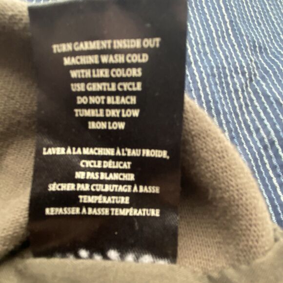 Blank NYC Jacket Womens L Green Faux Leather Drape Moto Boho Street Style - Picture 7 of 10